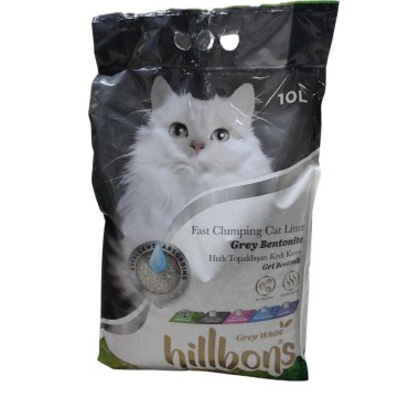 Hill Bons Grey Kokusuz Bentonit Kedi Kumu 10 Litre